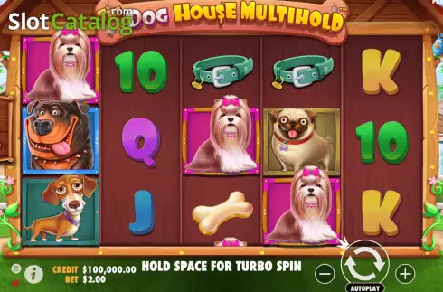 画面2. The Dog House Multihold カジノスロット