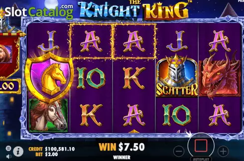 Skärmdump8. The Knight King slot