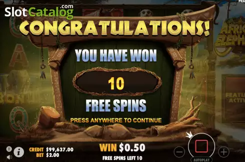 Free Spins 1. African Elephant slot