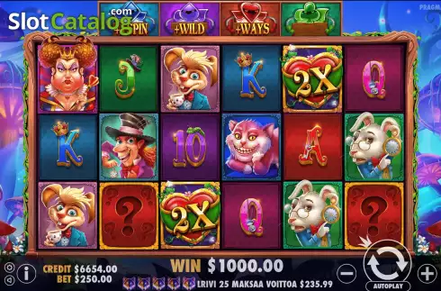Free Spins 2. The Red Queen slot