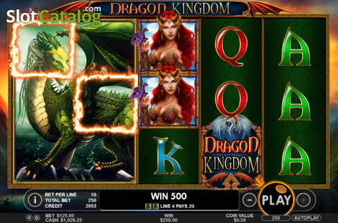Vinna. Dragon Kingdom (Pragmatic) slot