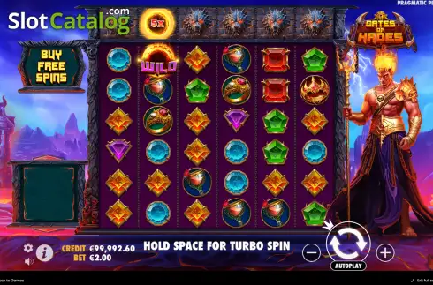 Ekran3. Gates of Hades yuvası