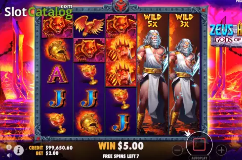 Free Spins 3. Zeus vs Hades - Gods of War slot