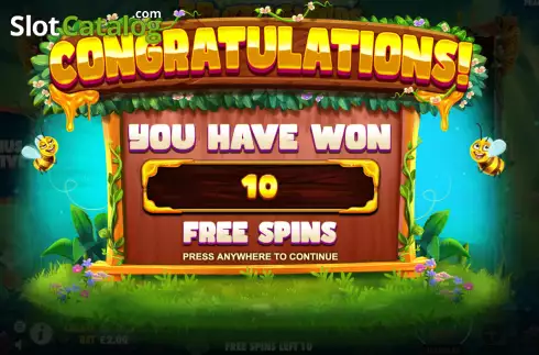 Free Spins 2. 3 Buzzing Wilds slot