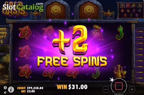 Free Spins 2. Gold Oasis slot