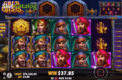 Free Spins 3. Gold Oasis slot