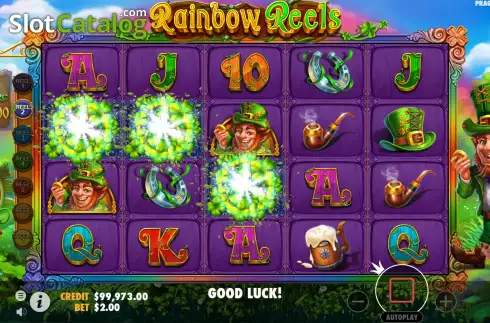 Bildschirm4. Rainbow Reels (Pragmatic Play) slot