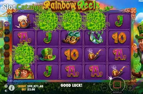 Bildschirm5. Rainbow Reels (Pragmatic Play) slot