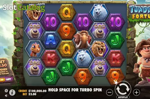 Bildschirm2. Tundra’s Fortune slot