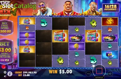 Bildschirm4. The Money Men Megaways slot