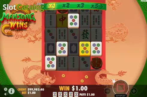 Οθόνη5. Mahjong Wins (Pragmatic Play) Κουλοχέρης 