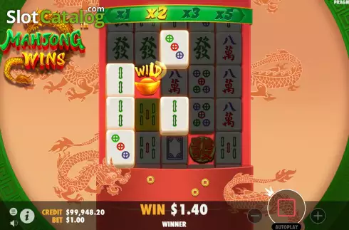 Οθόνη6. Mahjong Wins (Pragmatic Play) Κουλοχέρης 