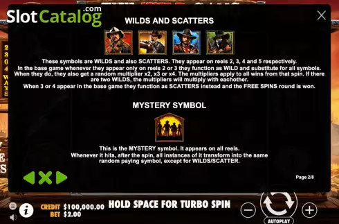 Schermo8. The Wild Gang slot