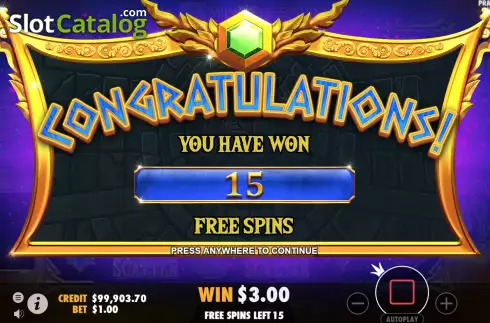 Free Spins Win Screen 2. Gates of Olympus 1000 slot