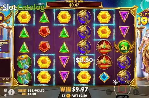 Free Spins Win Screen 4. Gates of Olympus 1000 slot