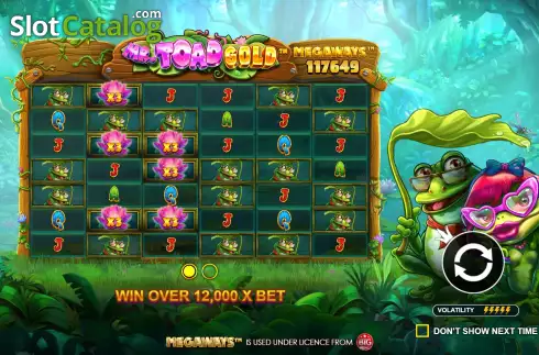 Bildschirm2. Mr Toad Gold Megaways slot