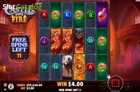 Free Spins 2. Castle of Fire slot