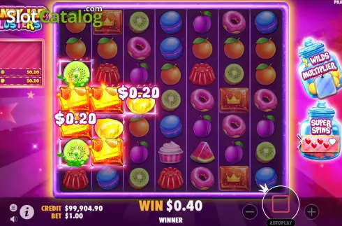 Free Spins Win Screen 3. Candy Jar Clusters slot