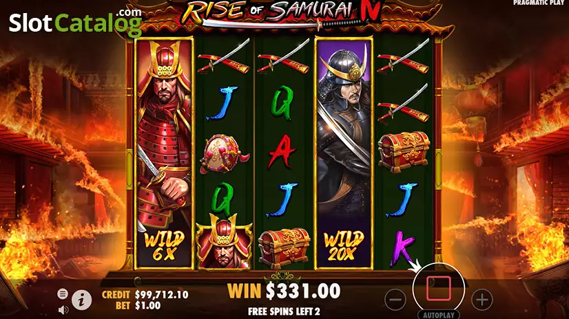 Rise of Samurai IV Slot Free Spins