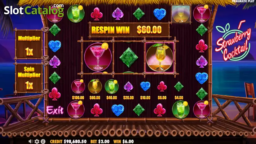 Video Strawberry Cocktail Slot