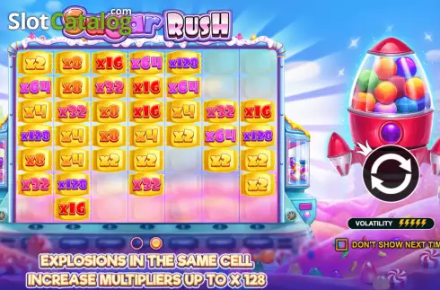 Start Screen. Sugar Rush 1000 slot