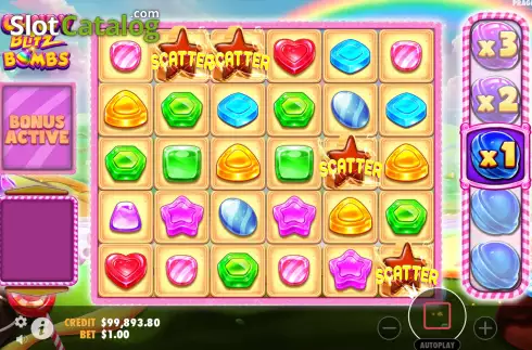 Free Spins Win Screen. Candy Blitz Bombs slot