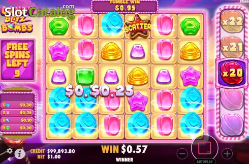 Free Spins Win Screen 4. Candy Blitz Bombs slot