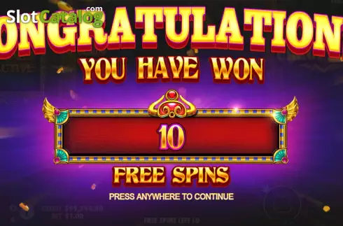 Free Spins Win Screen 2. Heart of Cleopatra slot