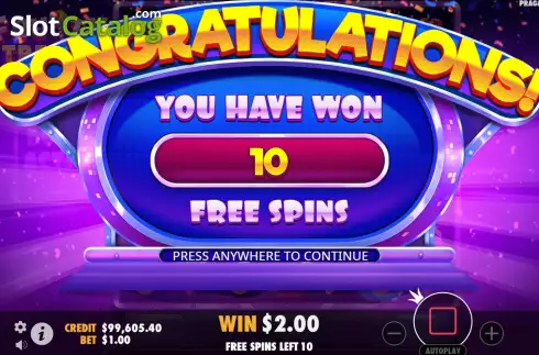 Free Spins Win Screen 2. Fruity Treats slot