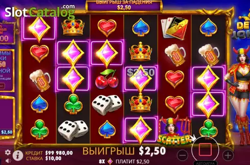 Skärmdump3. Devil Joker slot