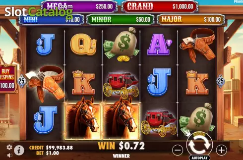 Win Screen 2. Badge Blitz slot