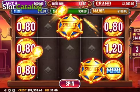 Free Spins Win Screen 4. Badge Blitz slot