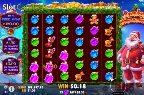 Bildschirm4. Santa’s Xmas Rush slot