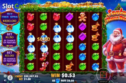 Bildschirm5. Santa’s Xmas Rush slot