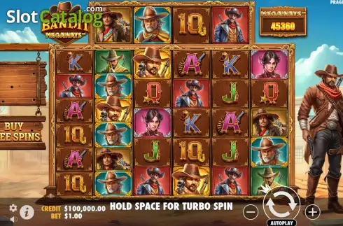 Pantalla2. Bandit Megaways Tragamonedas 