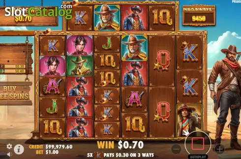 Pantalla4. Bandit Megaways Tragamonedas 