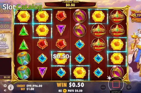 Win Screen. Gates of Olympus Super Scatter slot