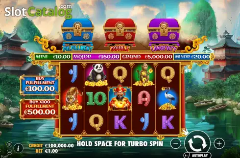 Ekran2. Chests of Cai Shen 2 yuvası