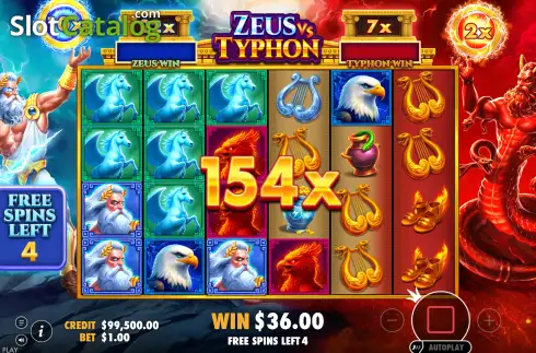 Ekran3. Zeus vs Typhon yuvası