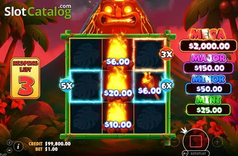 Bildschirm3. Super Tiki Strike slot