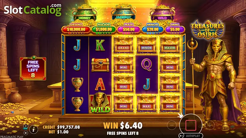 Treasures of Osiris Slot