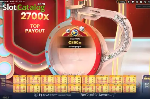 Bildschirm3. The Bingo Spot slot