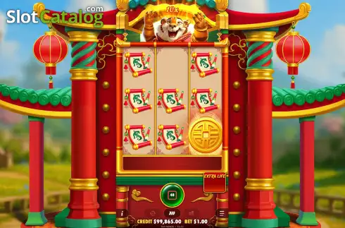 Οθόνη2. Lucky Tiger Gold Κουλοχέρης