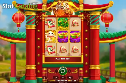 Οθόνη3. Lucky Tiger Gold Κουλοχέρης