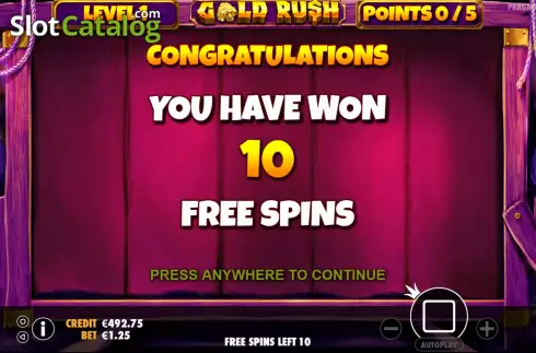 Free Spins 1. Gold Rush (Pragmatic Play) slot