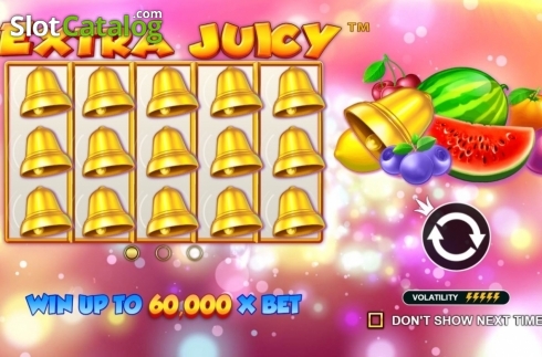 画面2. Extra Juicy (エクストラ・ジューシー) カジノスロット
