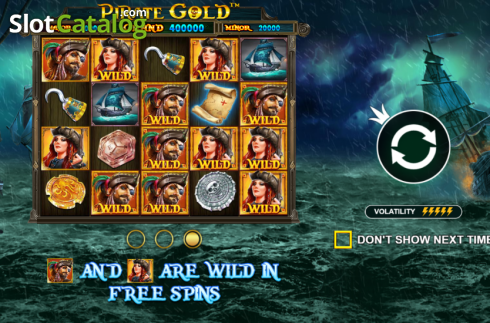 Bildschirm4. Pirate Gold slot