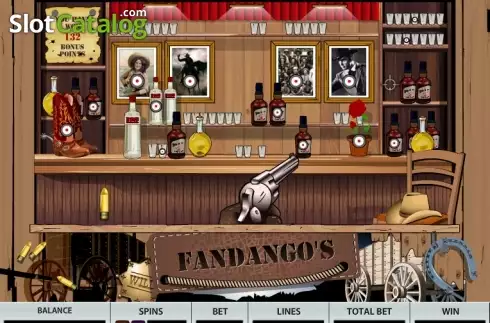 Bonus Game screen 3. Fandango's slot