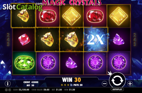 画面4. Magic Crystals (マジック・クリスタルズ) カジノスロット