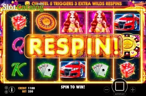 Bildschirm7. Vegas Nights (Pragmatic Play) slot